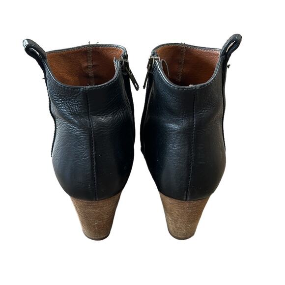 Madewell The Billie Boot Leather Ankle Bootie Black and Brown Women's Size 7.5 - Picture 5 of 10